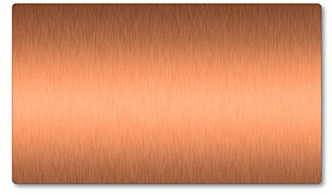 Landing Designs COPPER EFFECT VINYL UK LIGHT SWITCH STICKERS, CHILDS BEDROOM NURSERY DECORATING (Blank Sockets) 144mm x 84mm