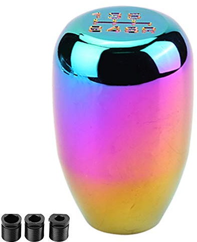 Für Aluminium Knob 6 Speed-6 Gang Auto Universal Modification Metal Manual Knob Schaltkopf Shifter(Farbe)
