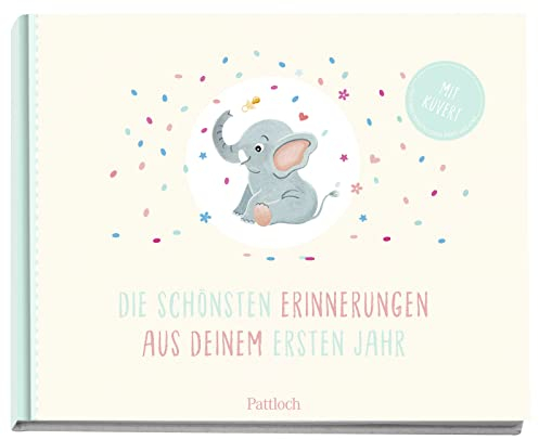 Die schönsten Erinnerungen aus deinem ersten Jahr: Baby-Album. Mit Kuvert. Für einen persönlichen Brief ans Kind
