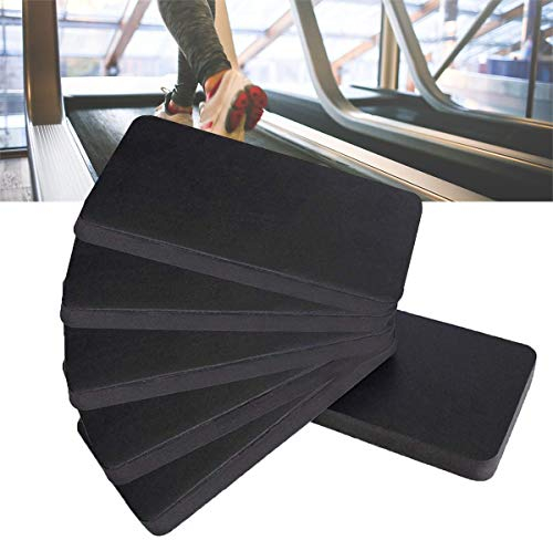 PPGE home 6 Stück Unterlegmatte Fitnessgerät, Matte Laufband, Schalldämmende, Bodenschutzmatte, Gummi Matte, Antivibrationsmatte für Waschmaschinen Trockner