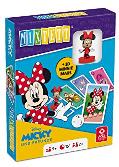Disney Mickey & Friends - Mixtett Kartenspiel mit Spielfigur Minnie