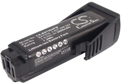 TCTK Akku 2000mAh Kompatibel mit [Bosch] 36019A2010, GSR Mx2Drive, GSR PRODRIVE, PS10, SPS10, SPS10-2 Ersetzt 2 607 336 241, 2 607 336 242, BAT504 FBA