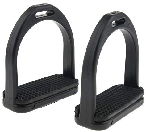 Easnea Horse Riding Stirrups English, Equestrian Safety Stirrups with Non-slip Pad for Men Women Kids Childs Kids