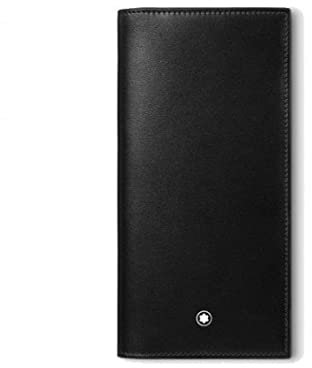 MONTBLANC, Meisterstück Long Wallet 15cc BK Mixte, Black, Taille Standard
