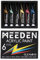 MEEDEN Glitter Acrylic Paint Medium, 6 Tubes/22ml High Viscosity Shimmer Paints, Art Craft Paints with Glitter, Iridescent Paints for Canvas, Ceramic, Wood & Rock, Art Supplies for Artists Beginners
