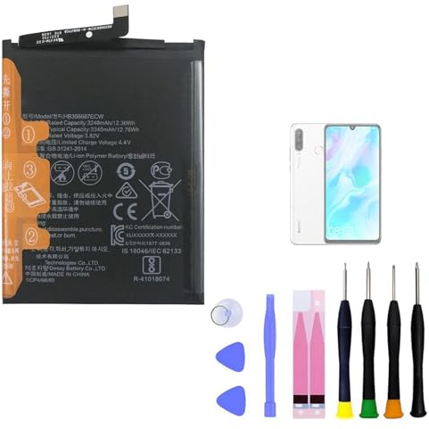 Aousavo HB356687ECW ersatz akku Kompatibel mit Huawei Mate SE/Mate 10 Lite / P30 Lite/Honor 7X / Nova 2 Plus/Nova 2S mit Free ersatz kit