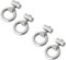 Multibros 4X Endstopper für Kederschiene – Kederstopper Blockierungskit 6-8 mm – Ideal für Markisen, Vorzelte & Planen – Hochwertiger rostfreier Stahl