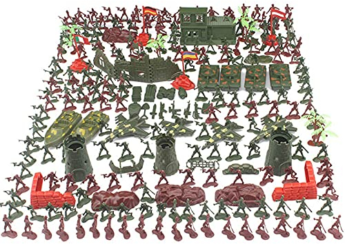 100-teilige Armee-Männer-Actionfiguren – Armee-Männer-Spielzeug-Set, Soldat-Action-Figuren, Armee-Spielset, Panzer-Spielzeug, Flugzeug, Hubschrauber-Spielzeug, Rollenspiel-Armee-Spielzeug Für Jungen