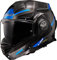 LS2, Klapphelm Motorrad ADVANT X SPECTRUM Black Titanium Blue, L