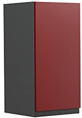 Vicco Hängeschrank R-Line, hängender Küchenschrank, Rot/Anthrazit, 30 cm J-Shape