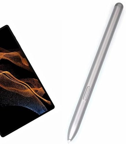 Stylet Tactile pour S Pen pour Samsung Galaxy Tab S9 11 inch / S9 Plus S9+ 12.4 inch / S9 Ultra 14.6 inch IP68 Niveau sans Bluetooth Stylets Stylo Actif Stylus Touch Screen Pen (Argent)