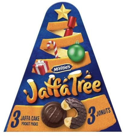 2x Jaffa Cake Tree Christmas Jaffa Cake Jaffs Jounuts Doughnuts And Jaffa Cakes Treat British Classic Snack Tea Break