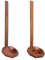 Cucharas de madera grandes de 4 piezas con mango largo, cuchara japonesa ramen, cuchara de caparazón de tortuga, cocina, cena para vajilla, comida, mezcla, agitación, accesorios de cocina