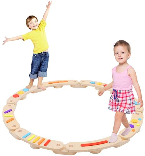balancierbalken balanciersteine für kinder schwebebalken stapelsteine balance board holz kinder balancieren für zuhause balance steine gleichgewichtstrainer stepping stones