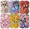 300 Stück Scrapbooking Sticker, Transparente Dekorative Aufkleber, Schmetterling Aufkleber Blumenaufkleber, Schmetterling Blumen Sticker für DIY Scrapbooking Tagebuch Fotoalbum Kalender Gepäck Laptop