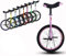 Einrad, 18-Zoll-Rad, Einrad, auslaufsicheres Butylreifenrad, Radfahren, Outdoor-Sport, Fitness, Training, Gesundheit für Kinder und Anfänger, 8 Farben optional (Farbe: Pink, Größe: 18-Zoll-Rad)