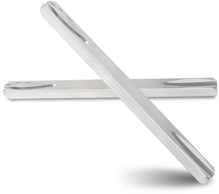 2 Stück Türgriff Spindelstange, 8mm x 80mm Vierkantstift, Türbeschlag Vierkant Stift, Verzinkter Stahl Ersatz Vierkantstift, Befestigungsstift Türgriff Stahl Spindelstange Massivstahl