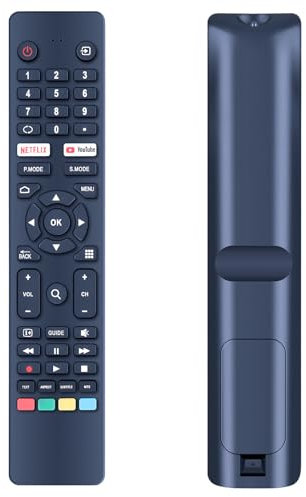 GOUYESHO Télécommande de rechange pour Polaroid TV PL4021FHDG PL3222HDG PL55UHDG PL65UHDG (pas de fonction vocale)