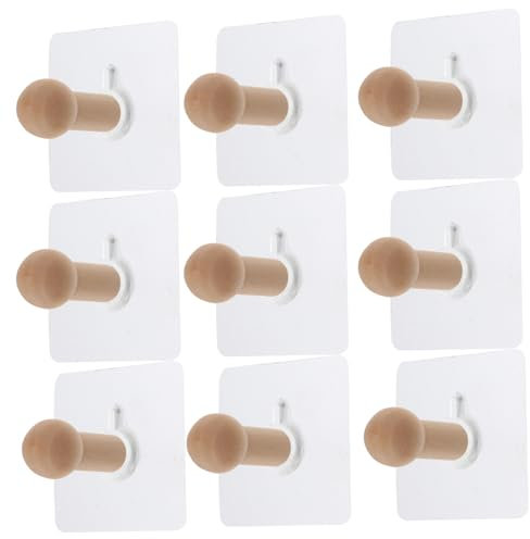 SHINEOFI 3 Series Gancho Sin Clavos Ganchos Autoadhesivos No Hay Ganchos Traza Colgador Adhesivo Pared Gancho Adhesivo Para Pared Adhesivos De Madera 10 Piezas X 3