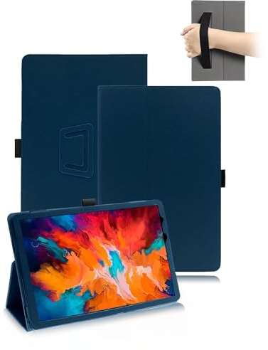 Hülle für XPPen Magic Note Pad 10.95 Zoll Tablet,toergy PU Leder Abdeckung Klappständer Case,Schutzhülle mit Stifthalter und Handschlaufe,Dunkelblau