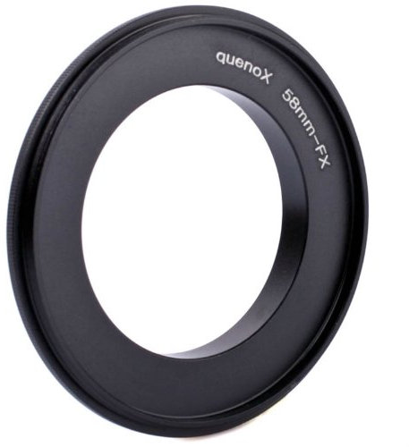 Quenox Retroadapter (Makro-Umkehrring) für Fuji X-Mount - 58 mm
