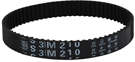 sourcing map Zahnriemen S3M 70 Zähne Motor Gummi Zahnriemen 210mm Umfang 10mm Breite