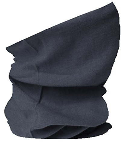 Multifunktionstuch Schlauchtuch Halstuch Loop Schal Motorrad Loop Bandana ledermodefashion (Grau)