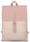 Expatrié Damenrucksack Rosa - Anouk - Eleganter Kleiner Tagesrucksack Für City Stadt - Rucksack Damen Klein 10L - Canvas & Leder - Wasserabweisend