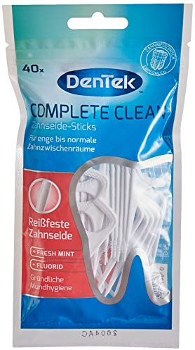 DenTek Complete Clean Zahnseide-Sticks, 40 Stück