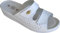 Sanital Light - 1375 - Zapatilla de Casa de Cuero | Plantilla Anatómica Anti-Shock | Confort Italiano | Zapatillas Casa Mujer de Cuero | Blanco 38