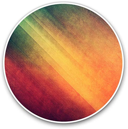 Vinyl Stickers (Set of 2) 15cm - Vintage Colour Art Background Laptop Tablet Luggage Scrapbook #14628