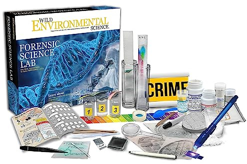 Wild Umwelt Wissenschaft Forensic Science Lab – Tatorte-Wissenschaft Kit – ab 8 Jahren – Untersuchen Sie Tatorten, Lernen Sie echte Forensische Biologie