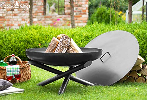 CookKing Feuerschale Feuerkorb Grill Feuerstelle - Indiana - echte Handarbeit - Ø60cm