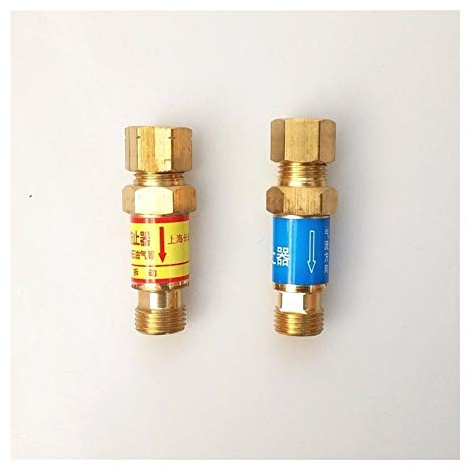 YIJIAN-UMBRELLA Ventile Rückschlagventil Rückschlagsicherung Flamme Buster M16 * 1.5 Typ HF-2 for Gasschweißen Schneidbrenner Druck Oxygen Regulator