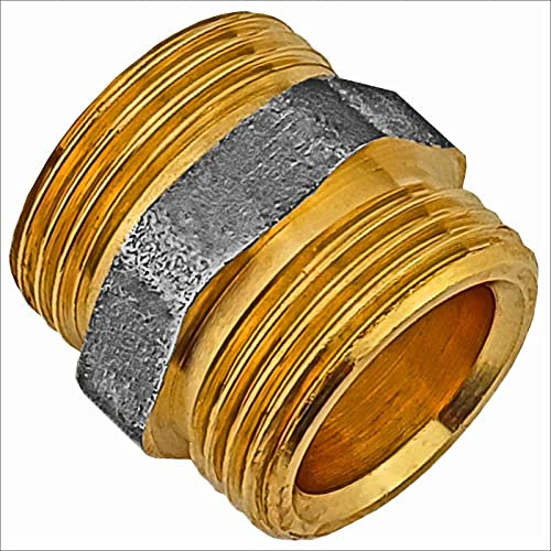 Messing Kupplung 3/4 Zoll Außengewinde mit 2 Eurokonus