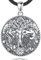AEONSLOVE Collier Arbre de Vie Viking Collier Yggdrasil Rune Argent 925 pour Homme Femme Pendentif Amulette Nordique Vintage Bijoux Odin Viking Loup Corbeau Cadeau Porte Bonheur