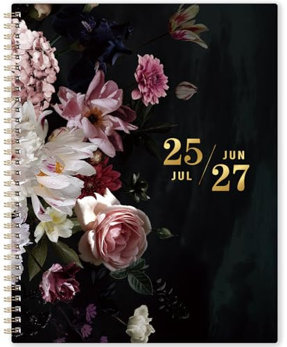 Monatsplaner/Kalender 2023–2025 – 2-Jahres-Monatskalender 2023–2025, Juli 2023 – Juni 2025, 22.9x27.9 cm, Doppeldraht Einbinden, Verwendung ful Innentasche