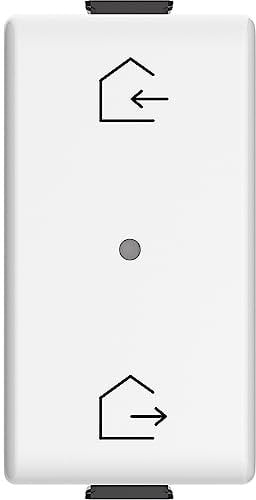 BTICINO Scenario Entra/Esci Matix AM4570CWI, Comando Centralizzato per Luci, Tapparelle e Prese Smart, Interruttore WiFi con Batteria, da Incasso, Controllo da Remoto, Automazioni, Smart Home