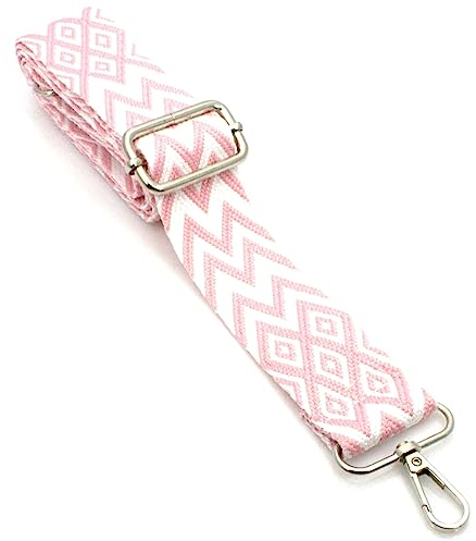 Breiter Taschengurt Schultergurt Tragegurt 4cm Breite Tasche Schulterriemen für Crossbody Bag Gurt (Rosa)