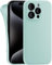 MyGadget Cover per Apple iPhone 15 Pro - Custodia Protettiva in Silicone Morbido – Case TPU Flessibile - Ultra Protezione Antiurto & Antiscivolo Verde menta