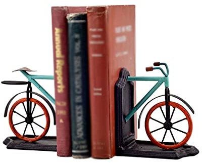 Buchstütze, Fahrrad, kreative Buchstütze, Bücherregal, Schmiedeeisen, rutschfeste Buchstützen, Dekoration, Büro, Bistro, Esszimmer, Wohnzimmer, Ornamente, dekorative Bücher Good