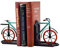Buchstütze, Fahrrad, kreative Buchstütze, Bücherregal, Schmiedeeisen, rutschfeste Buchstützen, Dekoration, Büro, Bistro, Esszimmer, Wohnzimmer, Ornamente, dekorative Bücher Good