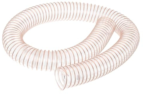 PATIKIL PU Flexible Aspirateur Nettoyant Tuyau 40mm ID 1m Longueur Poussière Collection Tuyau Utilisation avec Poussière Collecteurs pour Industriel Travail Bois Nettoyant, Cuivre Ton