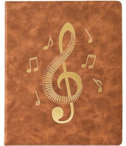 AMOYER Ordner A4 Multifunktionaler Losenblatt Ordner Ordner Ordner Klavier-Score-informationsbuch Für Liebhaber