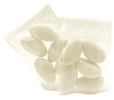 Doni Bomboniere 50 Bustine Confetti Maxtris Imbustati E Sigillati a 5 al Cioccolato Bianchi per Matrimonio Nascita Compleanno Anniversario 25 50 Laurea Segnaposto Confettate Incartati