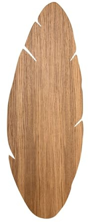 Wandleuchte Metall Holz 69 cm hoch Blatt indirektes Licht Natur Design für 4x G9 Wandlampe Flur Treppe Beleuchtung Wohnzimmer