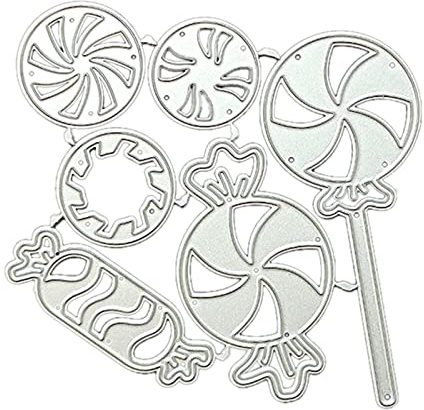 Lollipop Metall-Stanzformen für Scrapbooking, Prägung, Fotoalbum, Vorlage, Dekoration, Basteln, Metall-Stanzformen für Scrapbooking