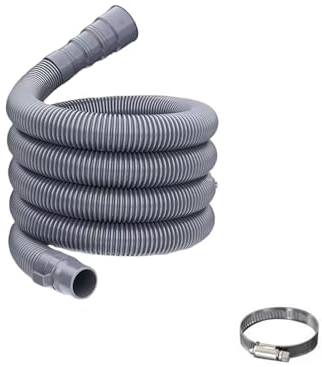 Ablaufschlauch Der Waschmaschine Verlängerungsrohr Universelles Lang Abflussrohr Verbindungsrohr Für Den Bodenablauf Der Küchenspüle Sonnenschutz Korrosionsschutz Druckbeständig (B - Gerade, 10M)