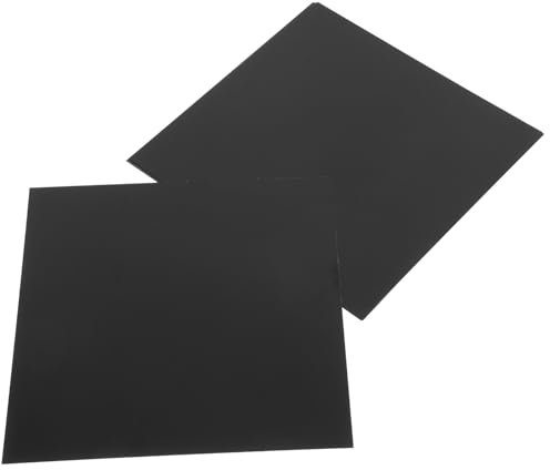 BELLIFFY 5pcs Anodized Aluminum Sheet Aluminum Plate Engraving Blanks for Sign Making Metal Sign Plates Wear-resistant Smooth Edges