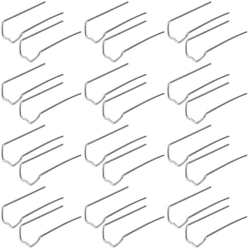 JIHUOO 150 Pcs Metal U Shaped Floral Pins Craft Pins for Wreaths Sewing Fork Pins Small Greening Pins Flower Foam Pins Bouquet Plant Pins Moss Fern Pins